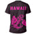 Hawaii Kakau Anchor T Shirt Pink - Polynesian Pride