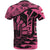 Tahiti T Shirt Tahiti Flag Vintage Style Pink A02 - Polynesian Pride