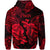 Pisces Zodiac Polynesian Zip Hoodie Unique Style Red LT8 - Polynesian Pride