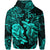 Custom Pisces Zodiac Polynesian Hoodie Unique Style Turquoise LT8 - Polynesian Pride