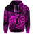 Custom Pisces Zodiac Polynesian Hoodie Unique Style Pink LT8 - Polynesian Pride