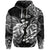 Pisces Zodiac Polynesian Zip Hoodie Unique Style Black LT8 - Polynesian Pride