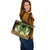 Pohnpei Leather Tote - Polynesian Gold Patterns Collection - Polynesian Pride