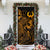 Pohnpei Door Cover Turtle Hibiscus Gold - Polynesian Pride