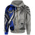 Pohnpei Zip up Hoodie Classical Coconut Tree Unisex Gray - Polynesian Pride