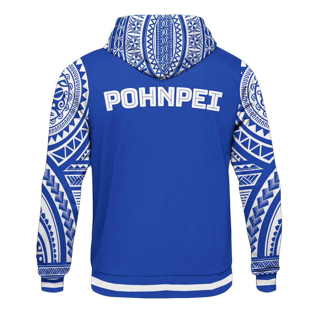 Pohnpei Hoodie Polynesian Chief Style - Polynesian Pride