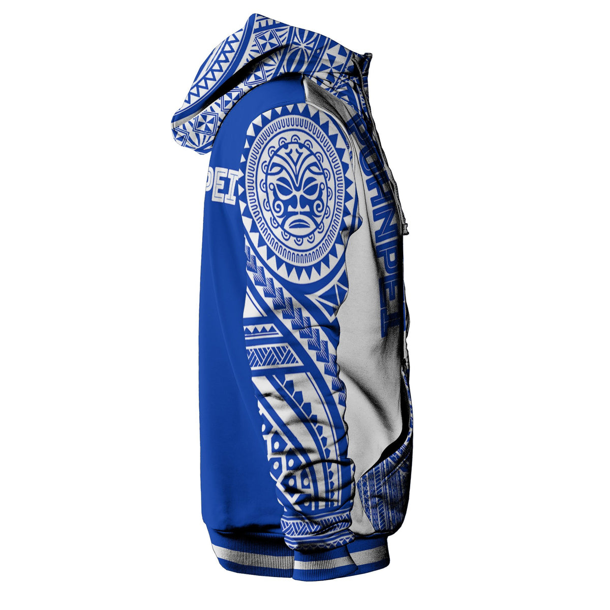 Pohnpei Hoodie Polynesian Chief Style - Polynesian Pride