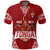 Custom Tonga Rugby Polo Shirt Mate Maa Tonga Warriors LT7 Red - Polynesian Pride