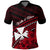 Wallis et Futuna Custom Polo Shirt Tapa Hibiscus Vibes LT7 Red - Polynesian Pride