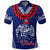 Custom Toa Samoa Polo Shirt Ulafala Style Samoa Warriors LT7 Blue - Polynesian Pride