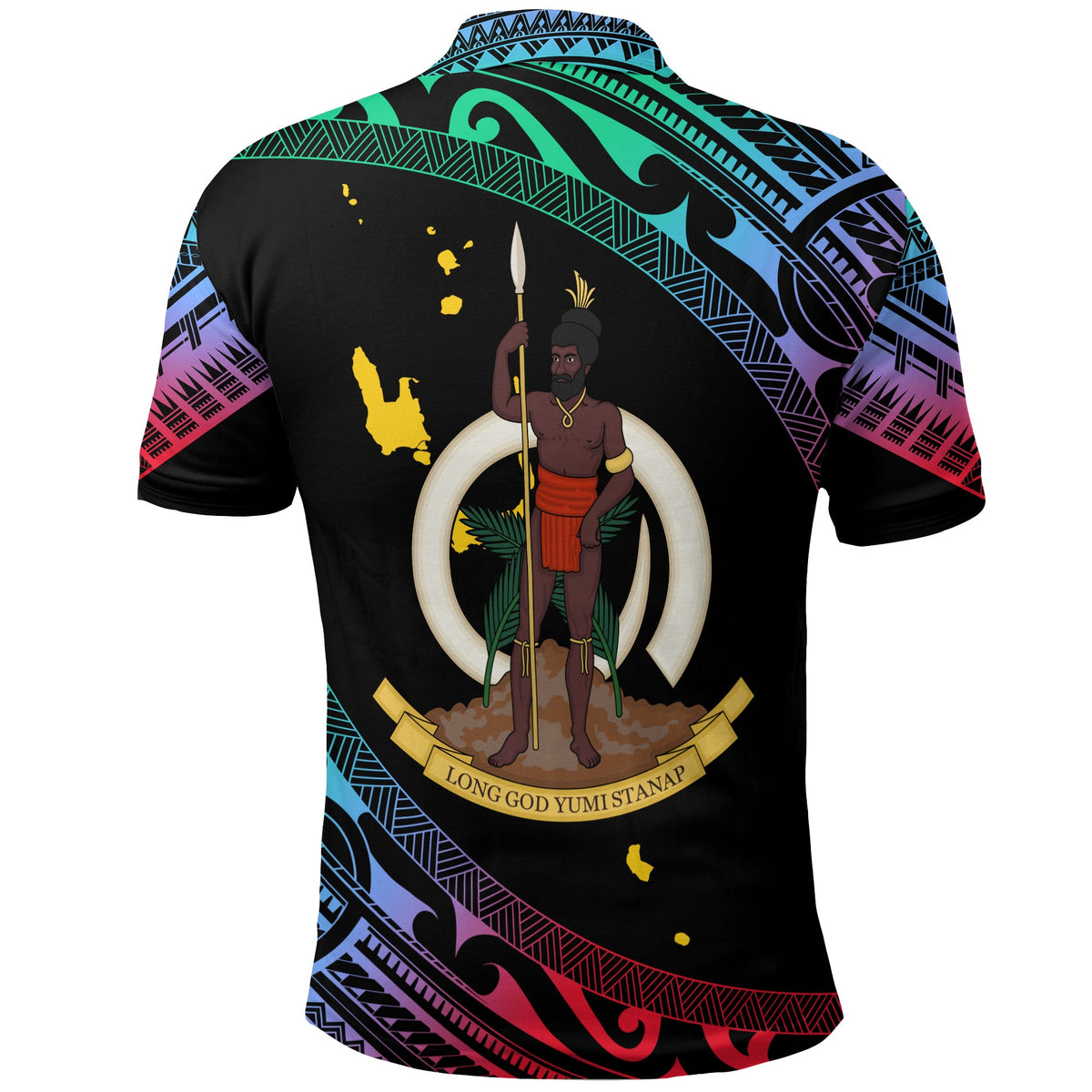 Vanuatu Proud To Be A Ni Van Polynesian Pattern Polo Shirt Shefa Province LT7 - Polynesian Pride
