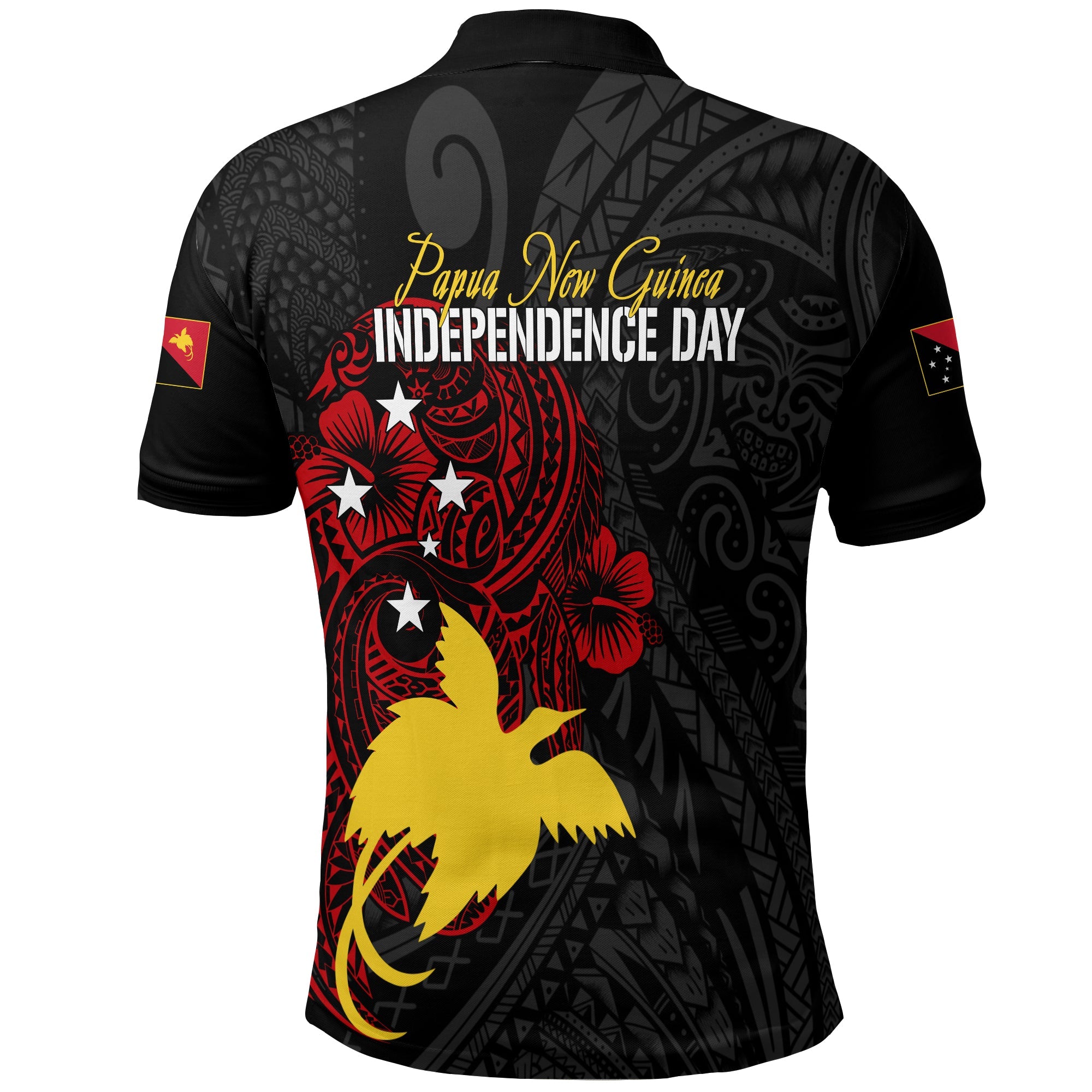 Custom Papua New Guinea 49th Independence Polo Shirt Tribal Turtle LT7 - Polynesian Pride