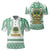 Custom Saineha Tonga Polo Shirt Tattoo Style Special Class of LT16 Unisex Green - Polynesian Pride