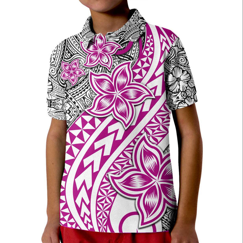 Traditional Polynesian Tribal Tattoo Retro Polo Shirt Pink LT9 - Polynesian Pride
