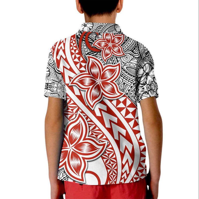 Traditional Polynesian Tribal Tattoo Retro Polo Shirt Red LT9 - Polynesian Pride