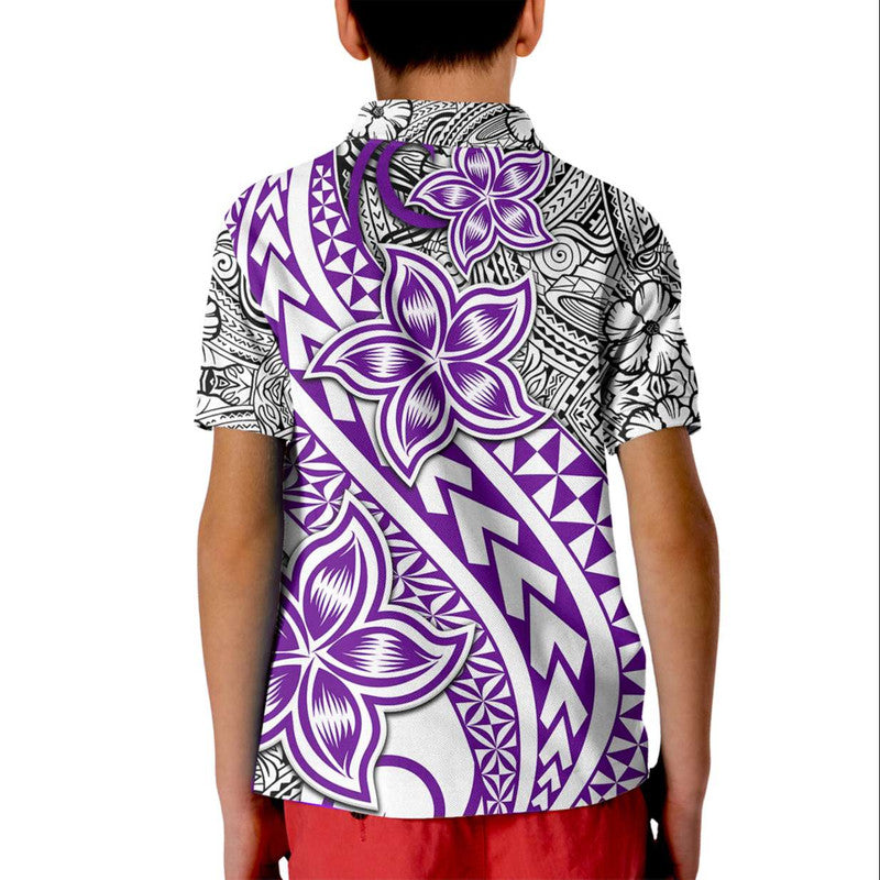 Traditional Polynesian Tribal Tattoo Retro Polo Shirt Purple LT9 - Polynesian Pride