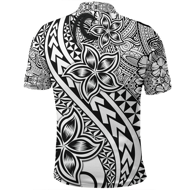 Traditional Polynesian Tribal Tattoo Retro Polo Shirt Black LT9 - Polynesian Pride