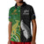 Aotearoa Rugby All Black Combine Australia Wallabies Polo Shirt Aboriginal Kangaroo and Maori Fern LT9 - Polynesian Pride