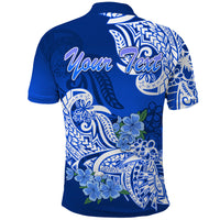 Custom Polynesian Samoa Floral Tribal Polo Shirt LT9 - Polynesian Pride
