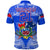 Custom Toa Samoa Polynesian Rugby Polo Shirt Samoan Flag Blue Color LT9 - Polynesian Pride