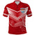 Custom Tonga Mate Maa Rugby Kupesi Polo Shirt LT9 Red - Polynesian Pride