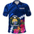 Nauru Coat of Arms Polo Shirt Polynesian Tropical LT9 Blue - Polynesian Pride