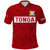 (Custom Text and Number) Tonga Rugby Sevens Polo Shirt Sporty Style LT9 Red - Polynesian Pride