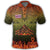 Hawaiian Polynesian Mauna Kea Fire Polo Shirt Burn Style - Polynesian Pride