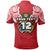 Custom Tonga Rugby Polo Shirt Royal Style - Polynesian Pride