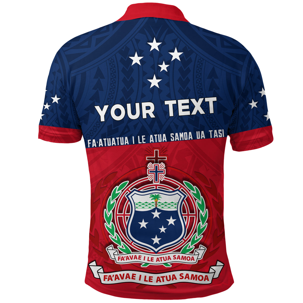 Custom F.A.S.T Samoa Polo Shirt Polynesian Enthusiasm LT13 - Polynesian Pride