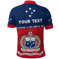 Custom F.A.S.T Samoa Polo Shirt Polynesian Enthusiasm LT13 - Polynesian Pride
