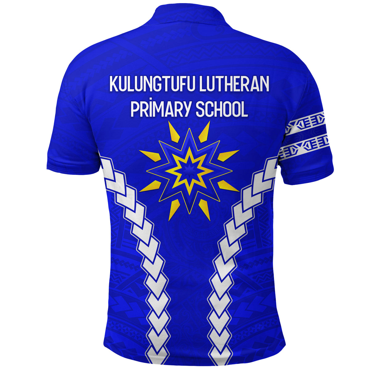 Kulungtufu Lutheran Polo Shirt Ver 01 Primary School PNG LT13 - Polynesian Pride