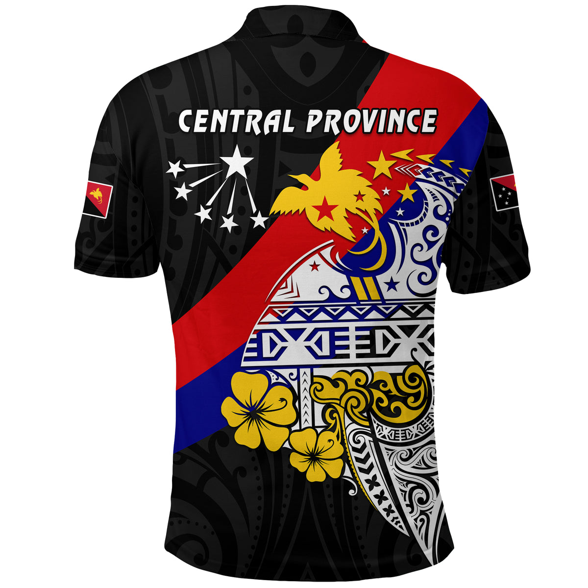Central Province Polo Shirt Style Life PNG LT13 - Polynesian Pride