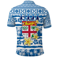 Fiji Polynesian Polo Shirt Fijian Tapa Pattern LT13 - Polynesian Pride