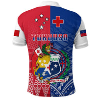 Custom Spirit Of TokoUso Polo Shirt Tonga and Samoa LT13 - Polynesian Pride