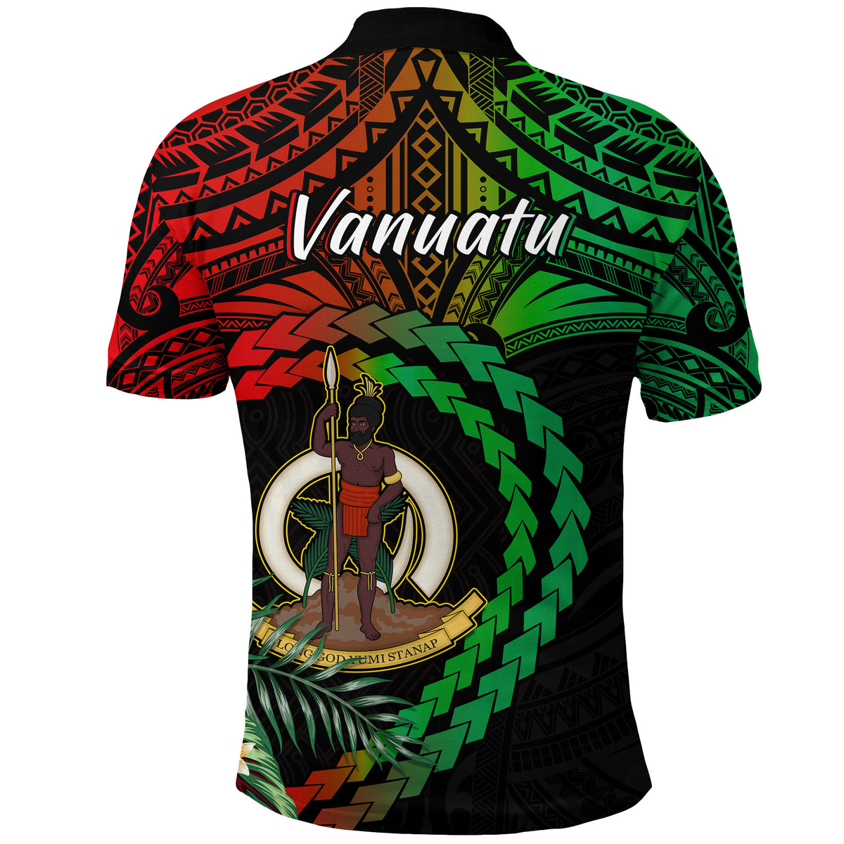 Vanuatu Heart Polynesian Polo Shirt Turtle Sand Drawings LT13 - Polynesian Pride