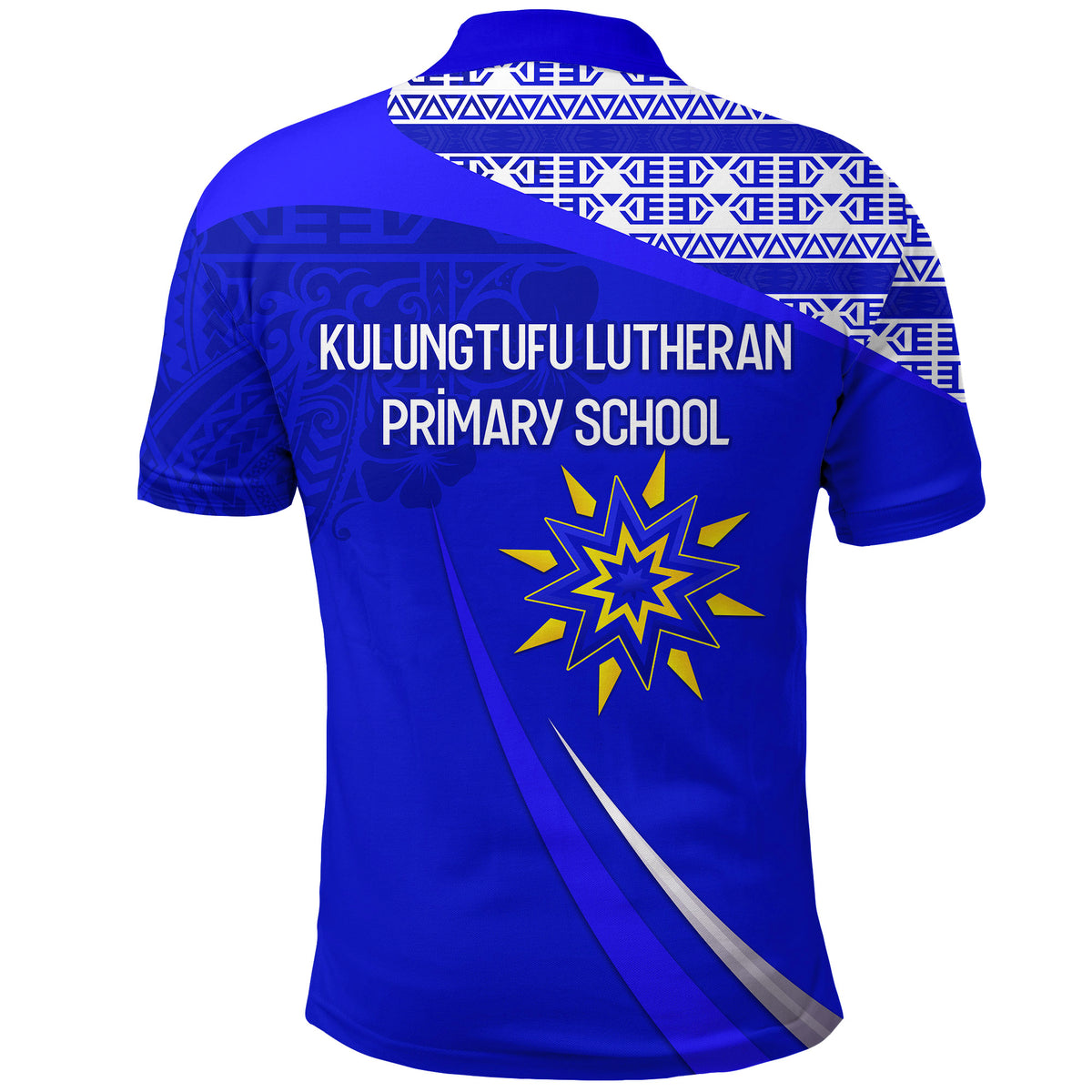 Kulungtufu Lutheran Polo Shirt Ver 02 Primary School PNG LT13 - Polynesian Pride