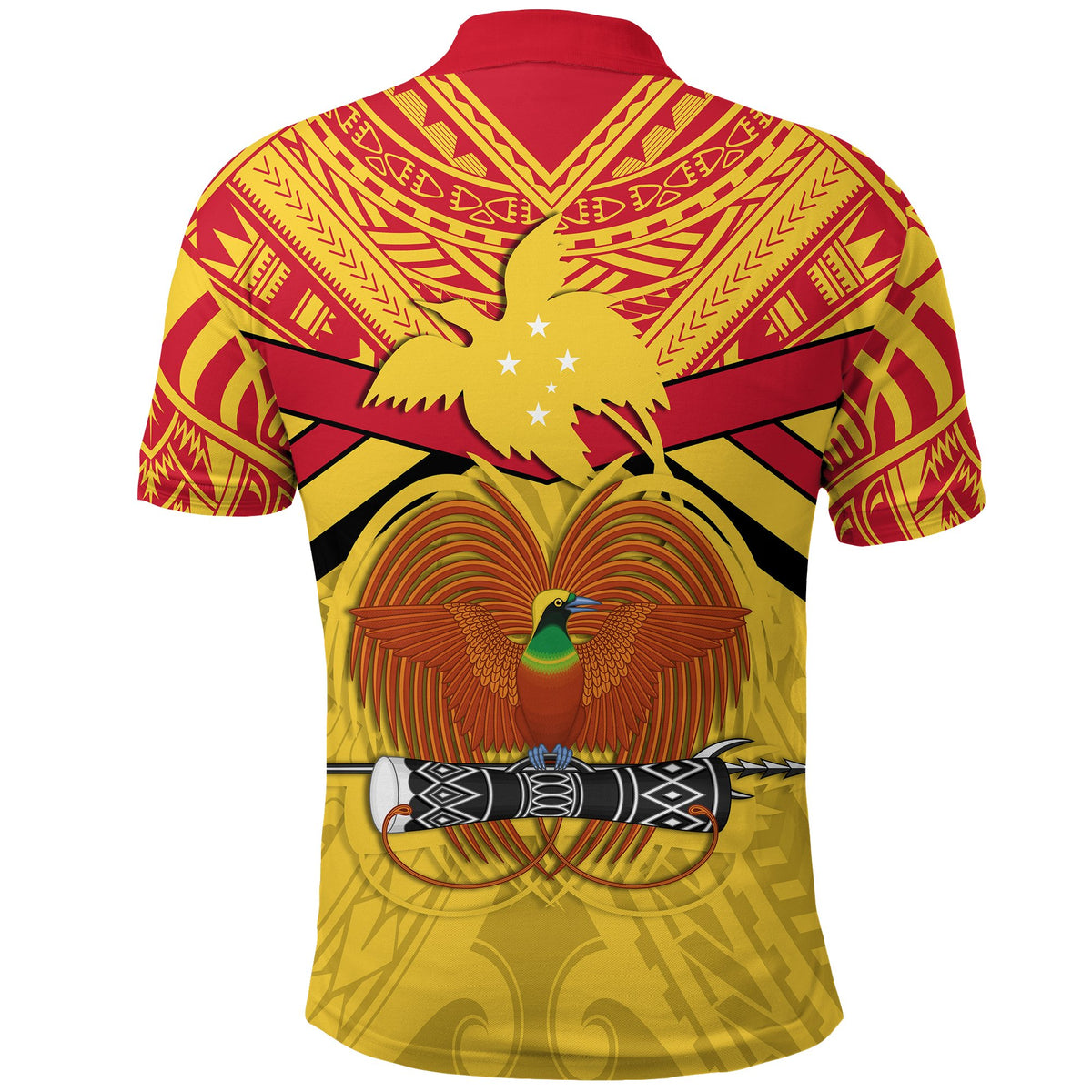Custom Papua New Guinea Rugby Polo Shirt PNG The Kumuls - Polynesian Pride