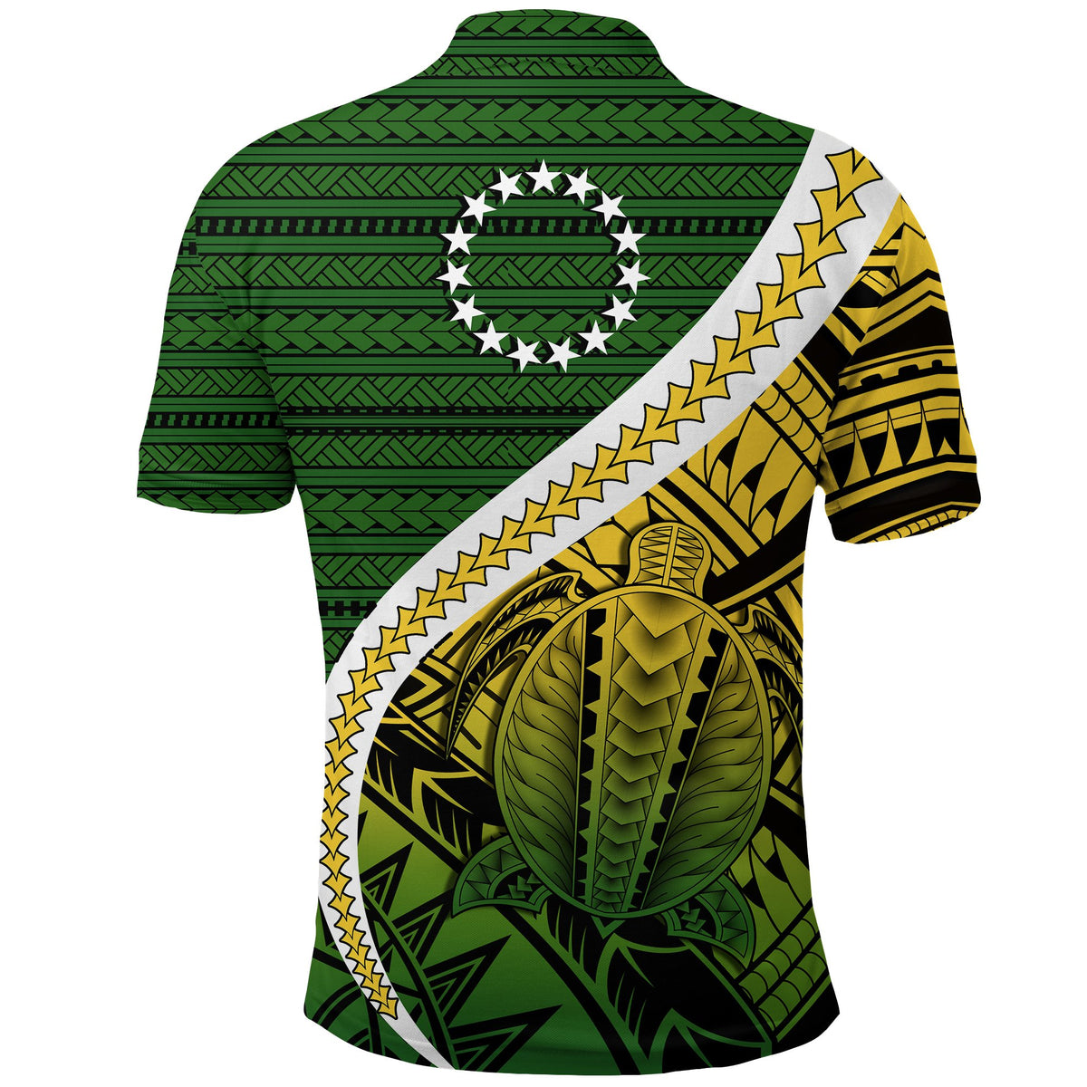 Combo Polo Shirt and Men Short Cook Islands Style Turtle Rugby - Polynesian Pride