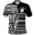 Custom Polynesian Rugby Polo Shirt With Love Custom Text and Number - Polynesian Pride