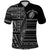 Custom Polynesian Rugby Polo Shirt With Love Style Gray Custom Text and Number - Polynesian Pride