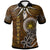 Samoa Custom Polo Shirt Polynesian Boar Tusk Unisex Brown - Polynesian Pride