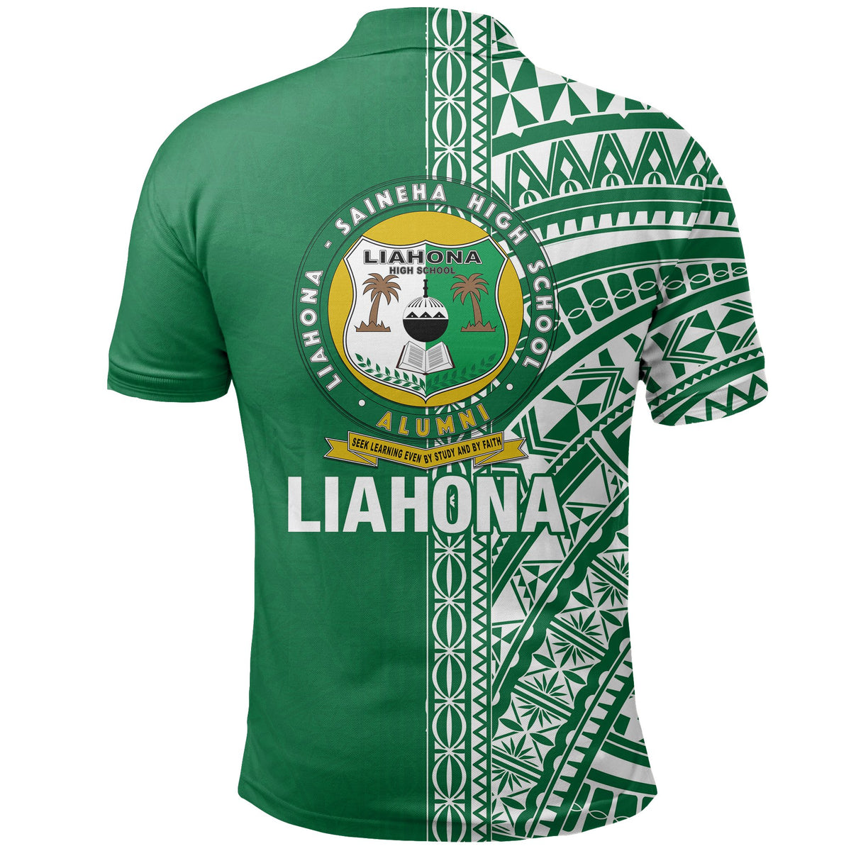 Liahona High School Polo Shirt Half Style - Polynesian Pride