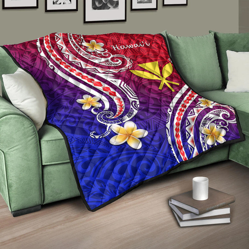 Hawaii Premium Quilt Polynesian Line Style LT9 - Polynesian Pride