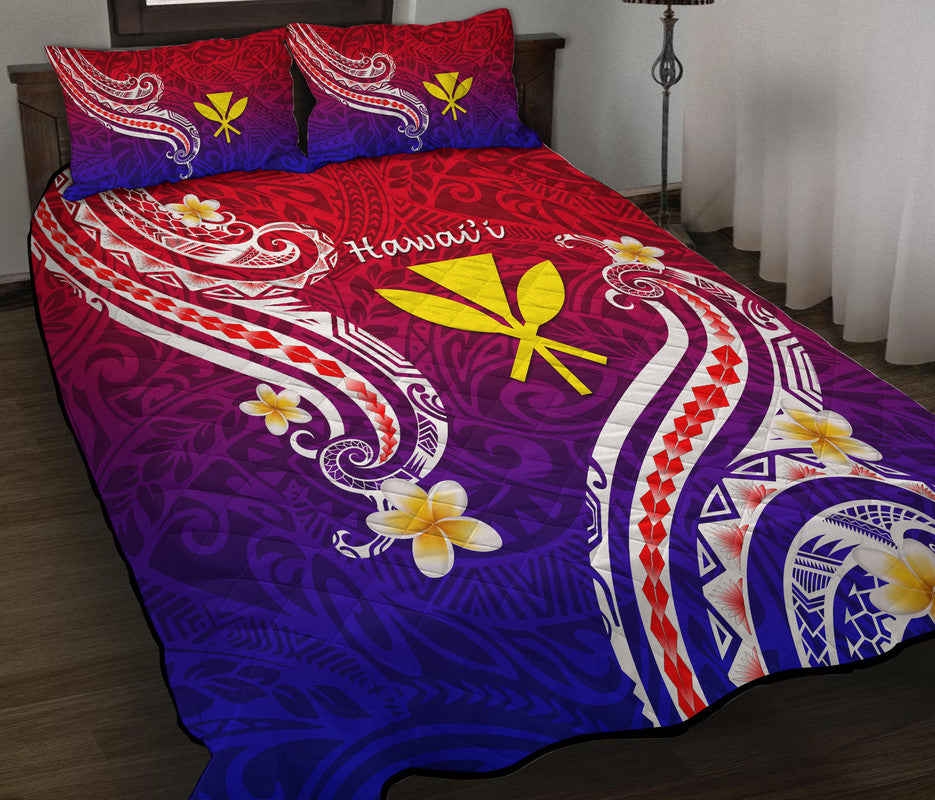 Hawaii Quilt Bed Set Polynesian Line Style LT9 - Polynesian Pride