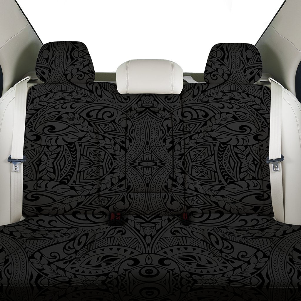 Polynesian Culture Gray Back Seat Cover - Polynesian Pride