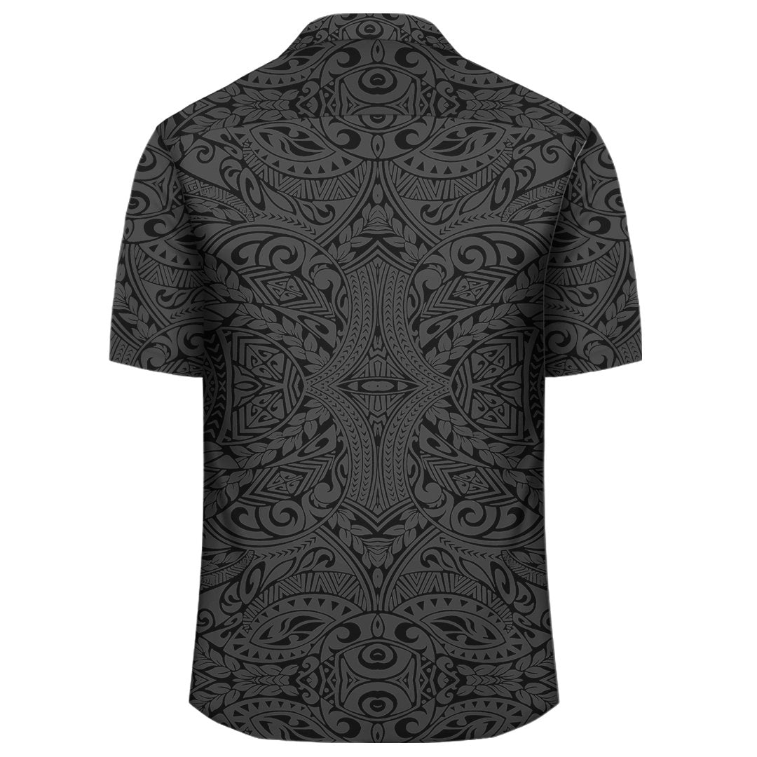 Polynesian Culture Gray Hawaiian Shirt - Polynesian Pride