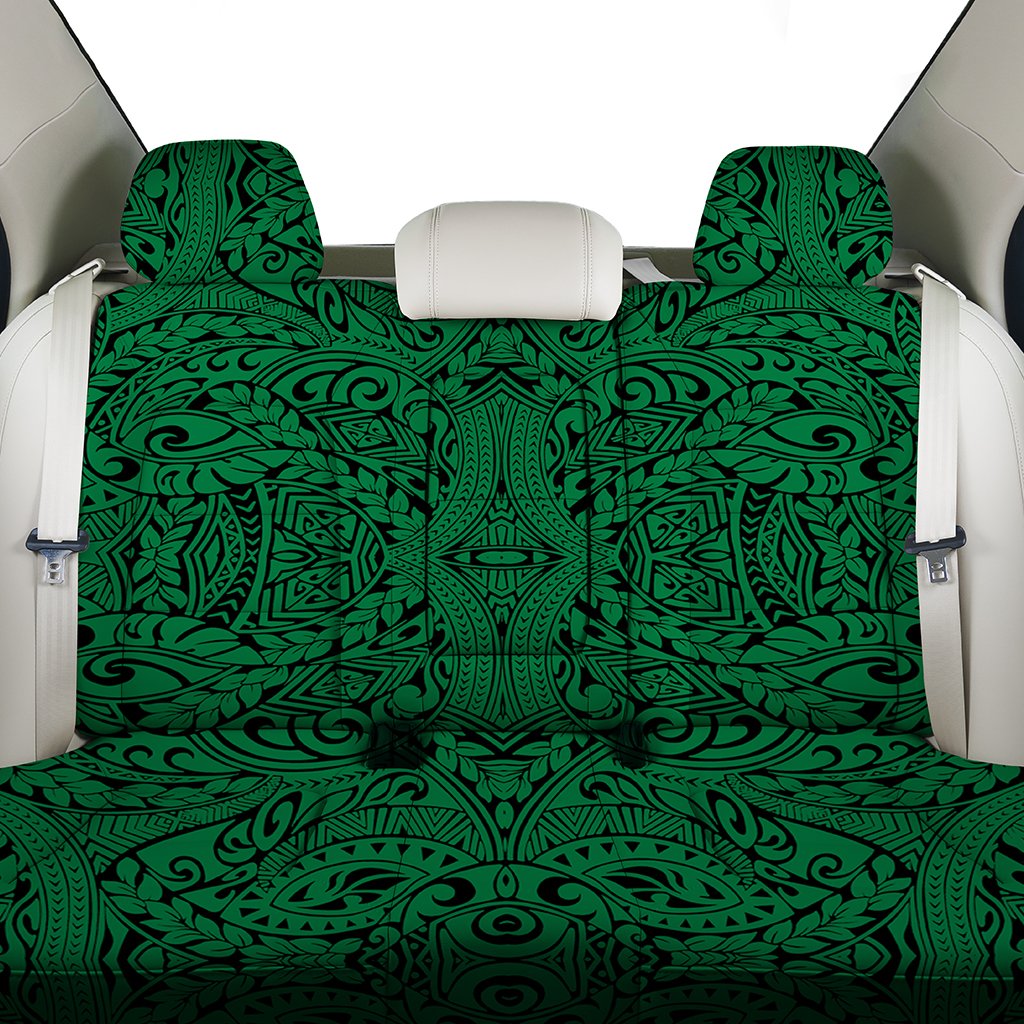 Polynesian Culture Green Back Seat Cover - Polynesian Pride