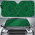Polynesian Culture Car Sun Shade Auto Sun Shade Universal Fit Green - Polynesian Pride