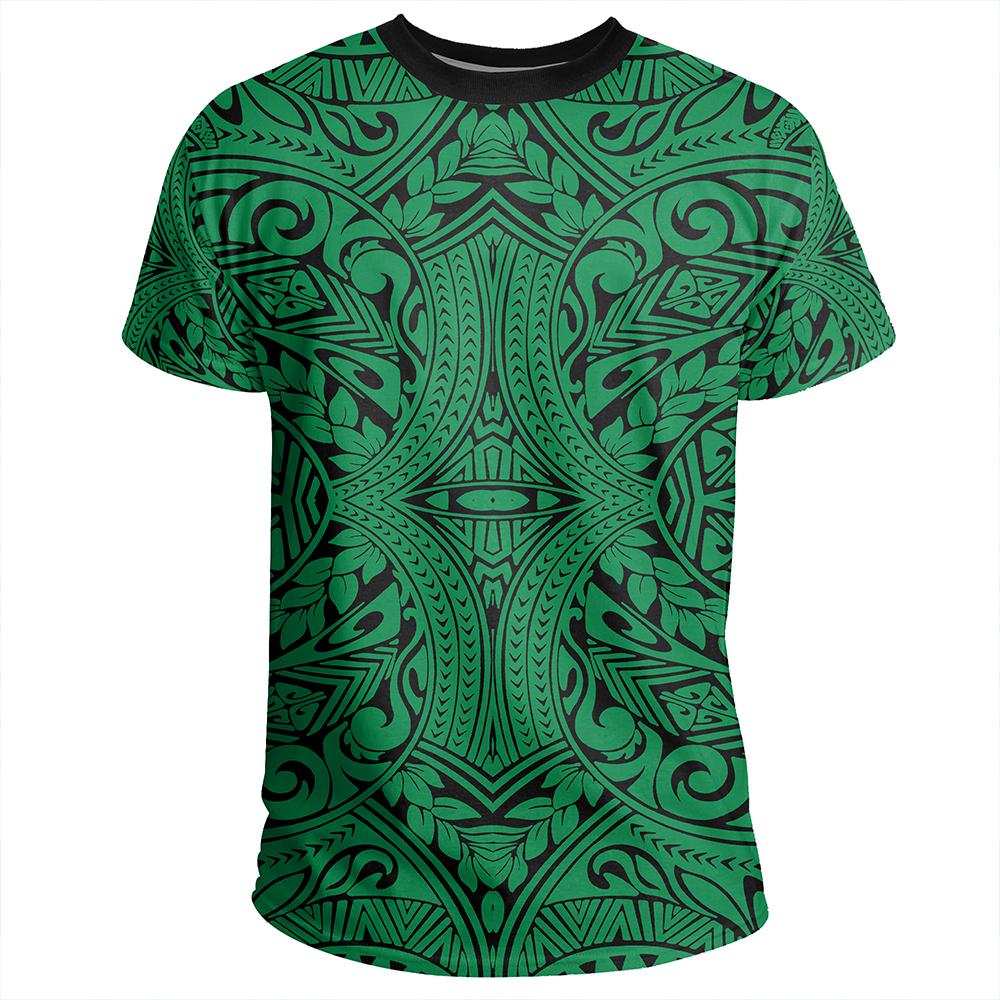 Polynesian Culture Green T Shirt - Polynesian Pride